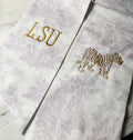 Toile LSU Wreath Sash