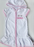 Ruffle Pink Summer Swim CoverUp