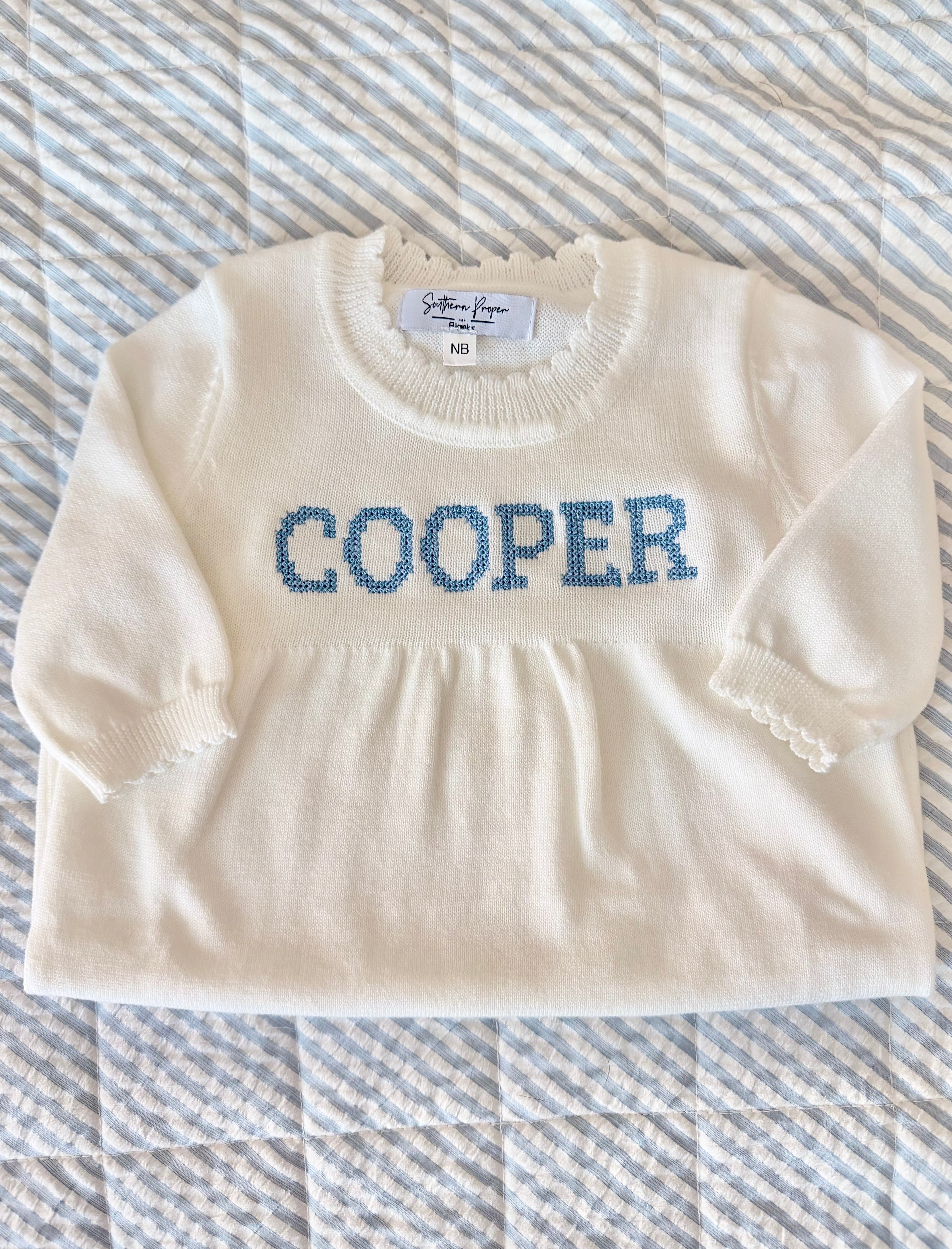 Bowen Newborn Knit Gown