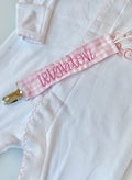 Gingham Paci Clip