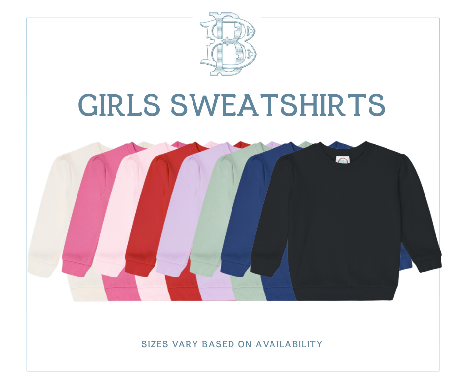 Girls Bow Sweatshirt